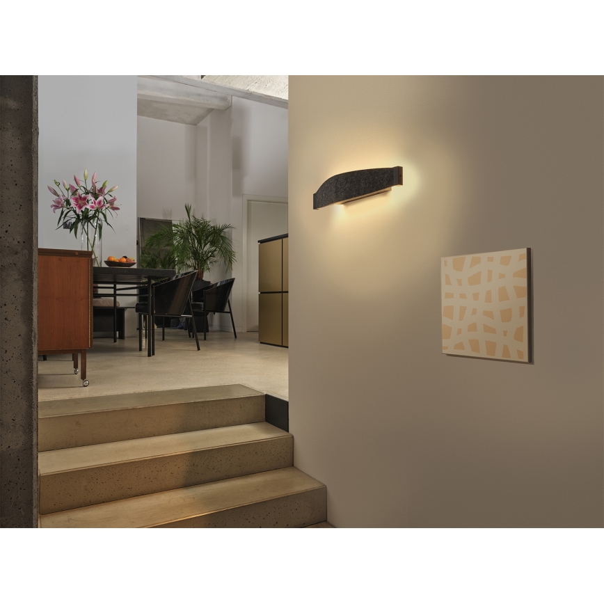 Osram - Applique murale LED DECOR FLAT LED/13W/230V gris