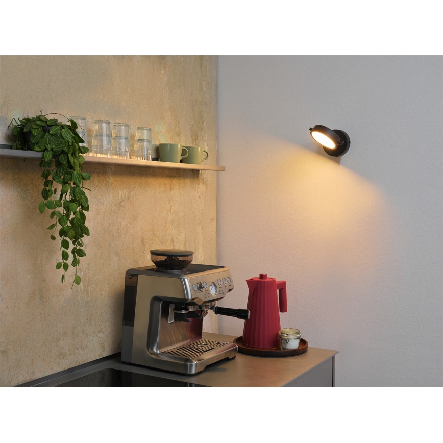 Osram - Applique murale LED DECOR PUCK LED/11W/230V noir