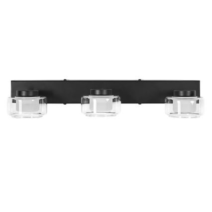 Osram - Applique murale LED pour salle de bains ORBIS FLAME 3xLED/5,5W/230V 3000/4000K IP44 noire