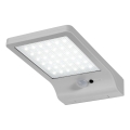 Osram - Applique murale solaire LED avec capteur DOORLED LED/3W/3,3V 2000 mAh IP44 argentée
