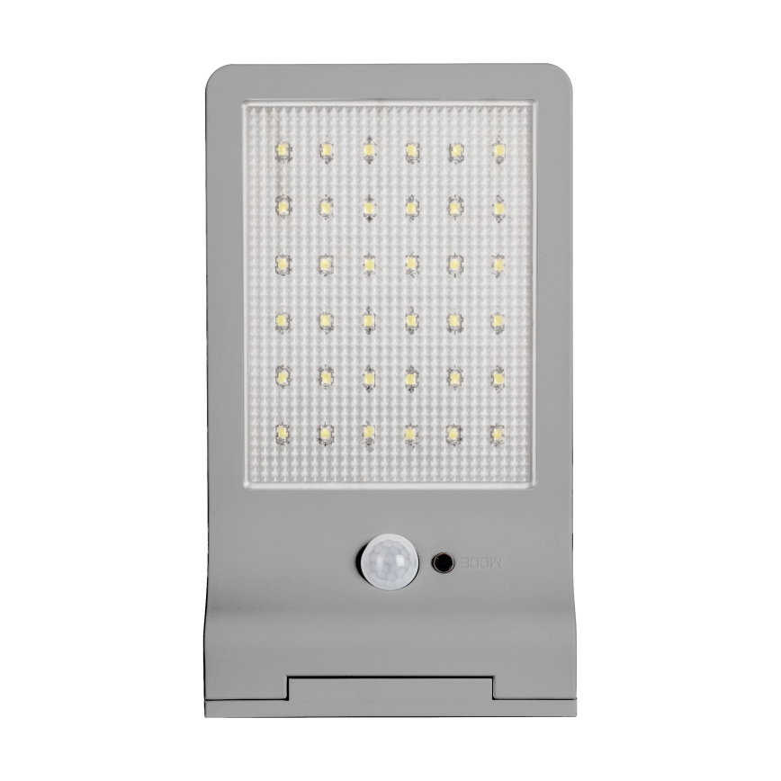 Osram - Applique murale solaire LED avec capteur DOORLED LED/3W/3,3V 2000 mAh IP44 argentée