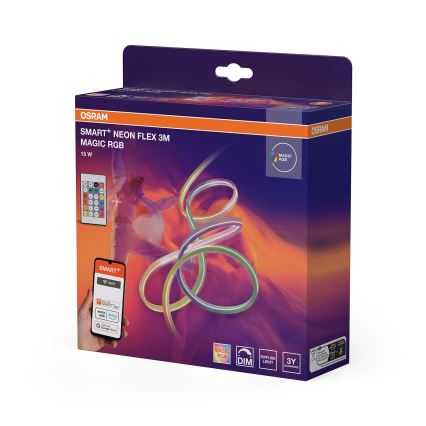 Osram - Ruban LED RVB dimmable d'extérieur SMART+ MAGIC 3m LED/15W/230V IP44 Wi-Fi+ télécommande