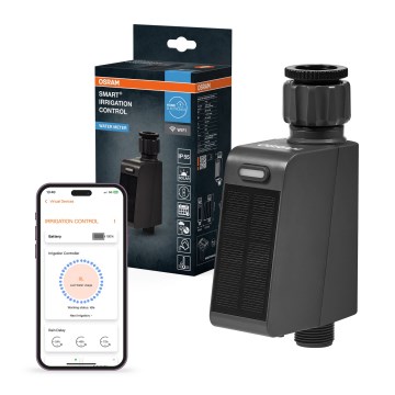 Osram - Bewateringsventiel met zonnepaneel SMART+ IP55 Wi-Fi