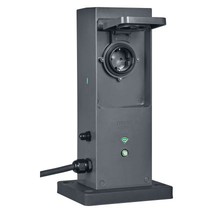 Osram - Borne de prises extérieure intelligente 2 prises SCHUKO avec répéteur Wi‑Fi IP44
