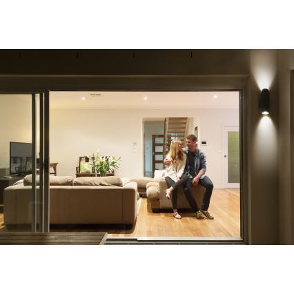 Osram - Buitenwandlamp CANNON 2xGU10/35W/230V IP44 antraciet