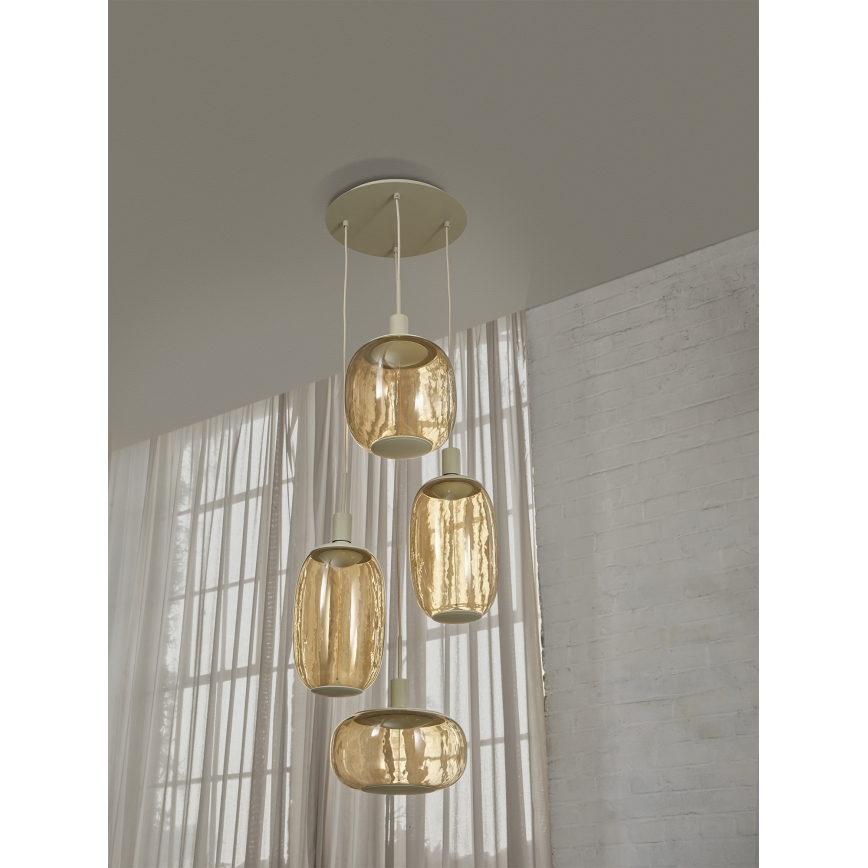 Osram - Câble d'alimentation NEEDLE PENDANT 4xE27/25W/230V beige