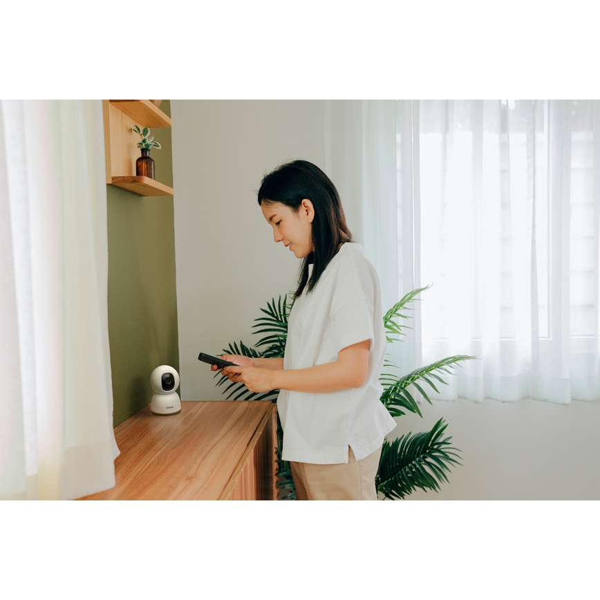 Osram - Caméra d'intérieur intelligente 360° avec capteur 2K SMART+ 230V Wi-Fi