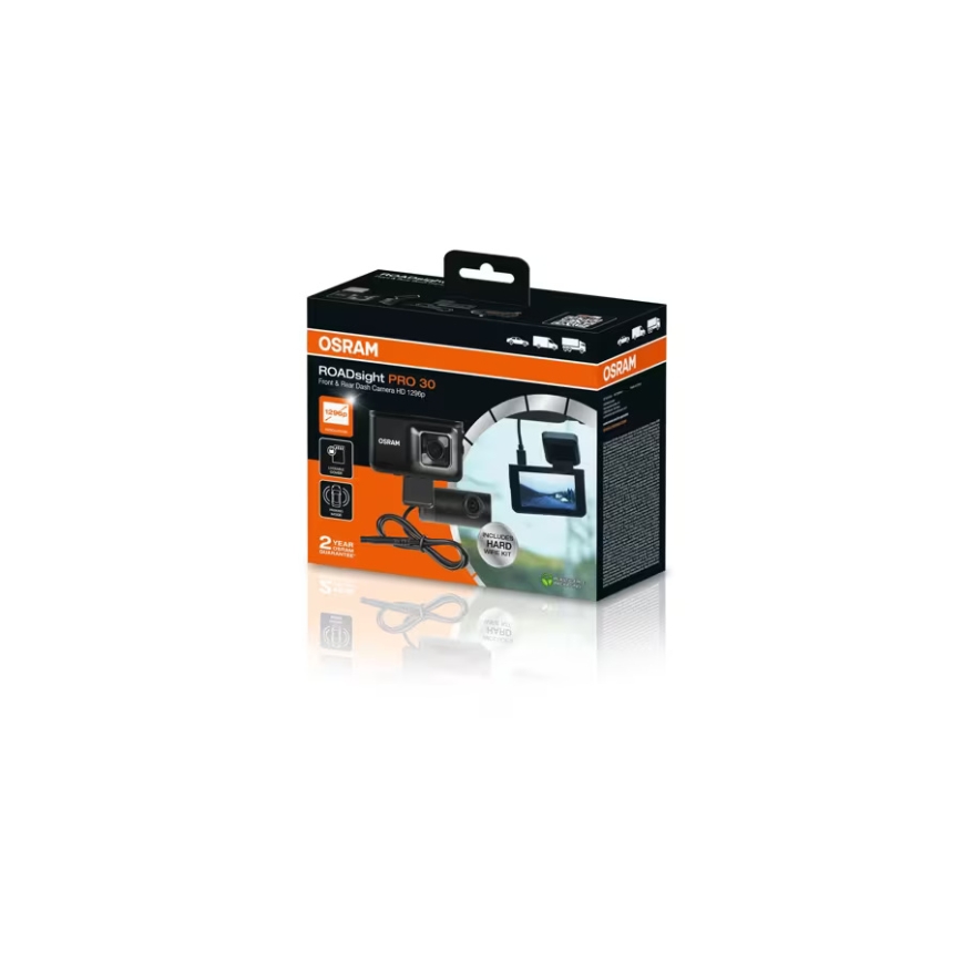 Osram - Caméra embarquée ROADSIGHT PRO 30 Full HD 1080p 12/24V