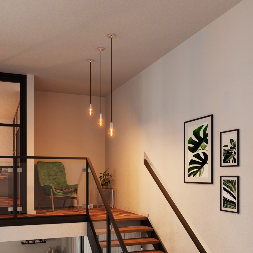 Osram - Cordon d'alimentation PENDULUM ROUND 1xE27/15W/230V chromé brillant