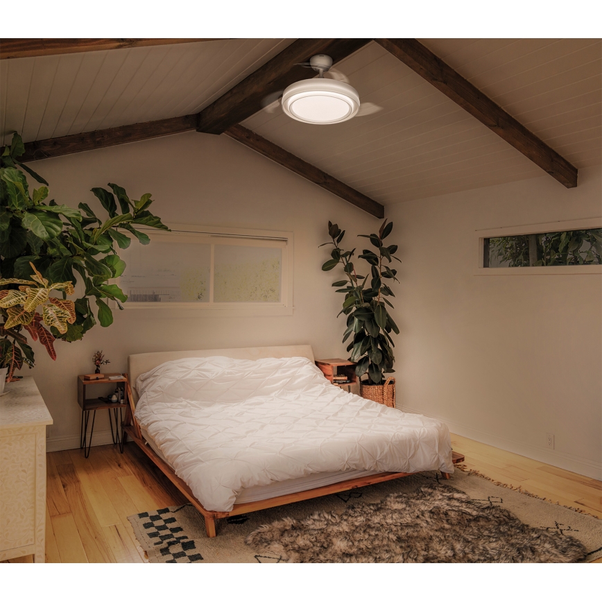 Osram - Dimbare LED-plafondlamp met ventilator PONIENTE LED/36W/230V 3000/4000/6500K + afstandsbediening