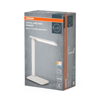 Osram - Dimbare LED-bureaulamp OFFICE LINE LED/7W/230V 3000/4000/6500K wit