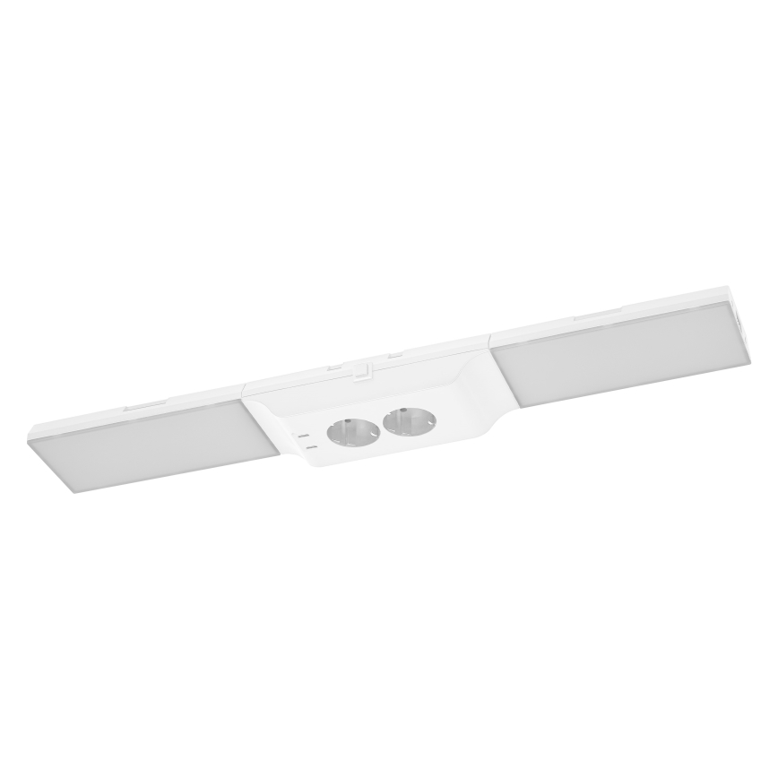 Osram - Dimbaar LED-onderbouwarmatuur met geïntegreerde stopcontacten UNDERCABINET LED/10W/230V 3000K 54,8 cm wit