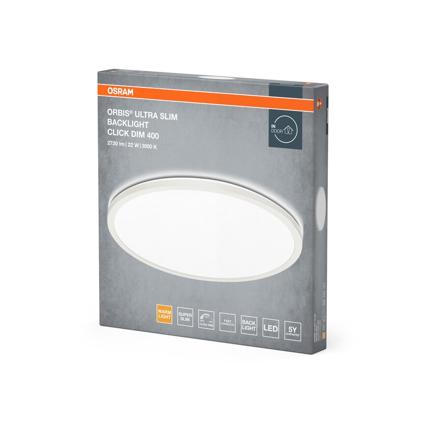 Osram - Dimbare LED-plafondlamp ORBIS LED/22W/230V wit