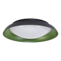 Osram - dimbare LED-plafondlamp ORBIS PLATE LED/35W/230V Ø 43 cm groen/zwart
