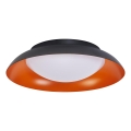 Osram - dimbare LED-plafondlamp ORBIS PLATE LED/35W/230V Ø 43 cm oranje/zwart