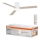 Osram - Dimbare LED-plafondventilator BLADE LED/18W/230V 3000/4000/6000K + afstandsbediening