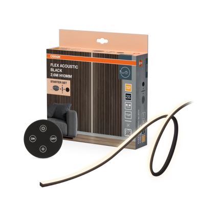 Osram - Dimbare LED-strip FLEX ACOUSTIC 2,6m LED/29W/230V + afstandsbediening