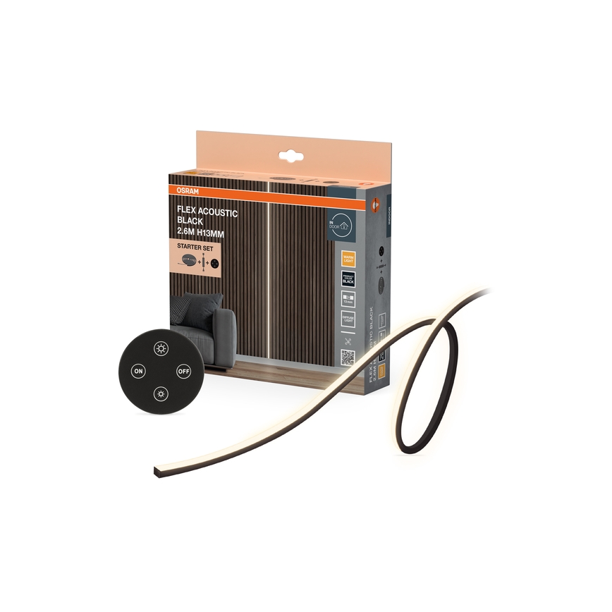 Osram - Dimbare LED-strip FLEX ACOUSTIC 2,6m LED/29W/230V + afstandsbediening