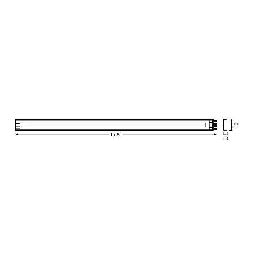 Osram - LED dimbare strip FLEX COB 1,5m LED/13W/230V 2700-6500K + afstandsbediening