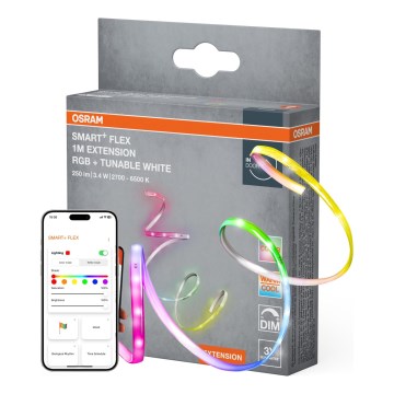 Osram - Dimbare LED-strip RGB+TW SMART+ FLEX 1m LED/3,4W/230V 2700-6500K Wi-Fi
