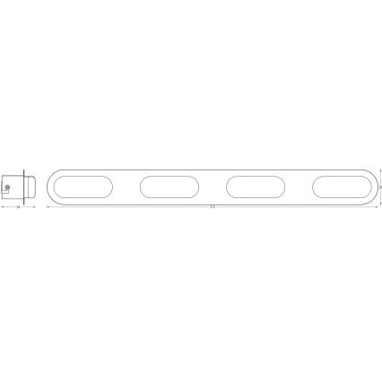 Osram - dimbare LED-badkamerwandlamp SMART+ DUPLO LED/24W/230V 3000-6500K IP44 Wi-Fi