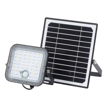 Osram - Dimbare LED-zonne-schijnwerper met sensor ENDURA LED/10W/4,2V 4000K IP65 zwart + afstandsbediening