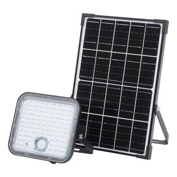 Osram - Dimbare LED-zonneschijnwerper met sensor ENDURA LED/30W/6,4V 4000K IP65 zwart + afstandsbediening