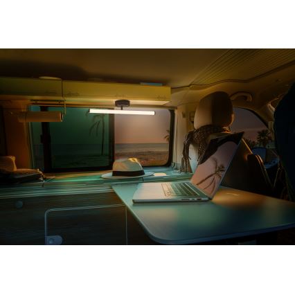 Osram - Dimbare, oplaadbare LED-wandlamp met aanraakbediening NIGHTLUX LED/1,8W/5V zwart