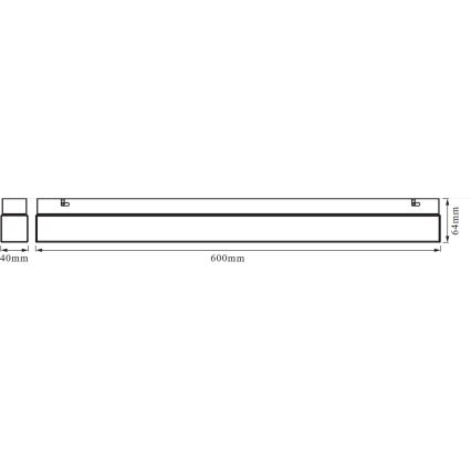 Osram - Éclairage LED pour miroir de salle de bains SQUARE LED/14W/230V IP44 3000/4000K CRI 90