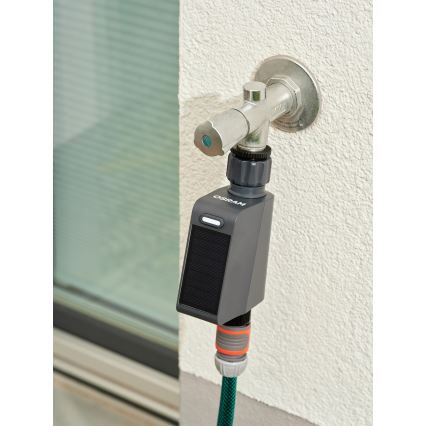 Osram - Électrovanne d'arrosage avec panneau solaire SMART+ IP55 Wi-Fi