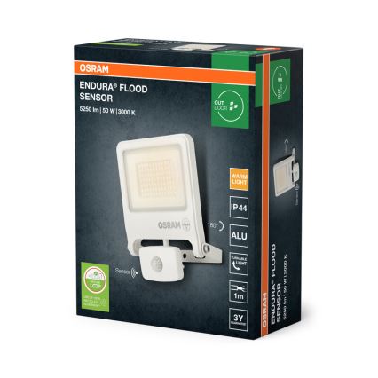 Osram - ENDURA LED-schijnwerper met bewegingssensor 50W/230V 3000K IP44