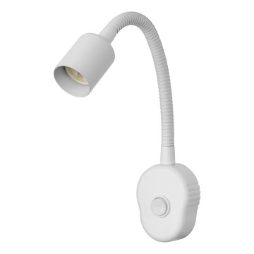 Osram - Flexibele wandlamp PLUG TUBE FLEX 1xGU10/5W/230V wit