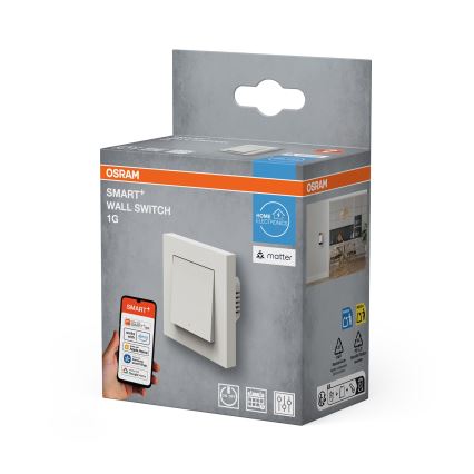 Osram - Interrupteur 1 bouton SMART+ MATTER 230V Wi-Fi