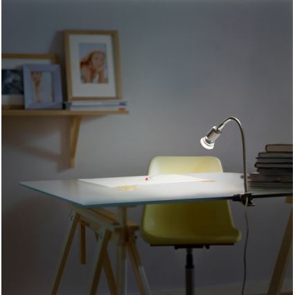 Osram - Lamp met klem CLIP TUBE FLEX 1xGU10/5W/230V mat chroom