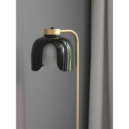 Osram - Lampadaire DECOR COROLLE 1xE27/15W/230V noir/doré