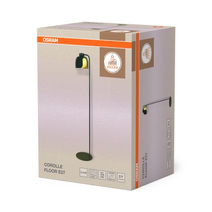 Osram - Lampadaire DECOR COROLLE 1xE27/15W/230V vert
