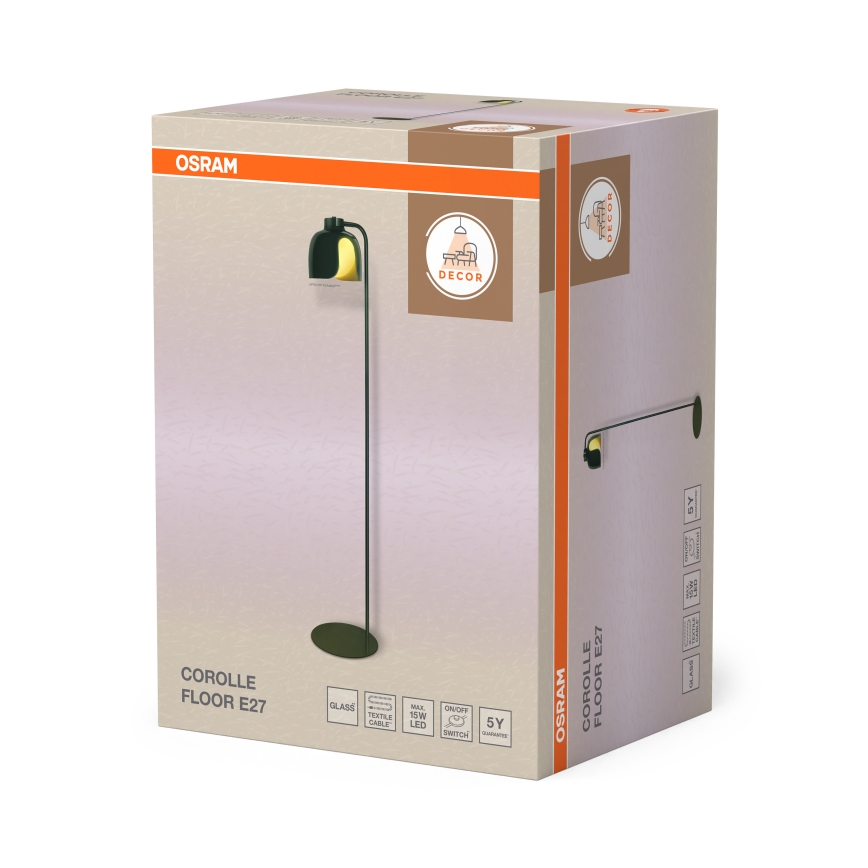 Osram - Lampadaire DECOR COROLLE 1xE27/15W/230V vert