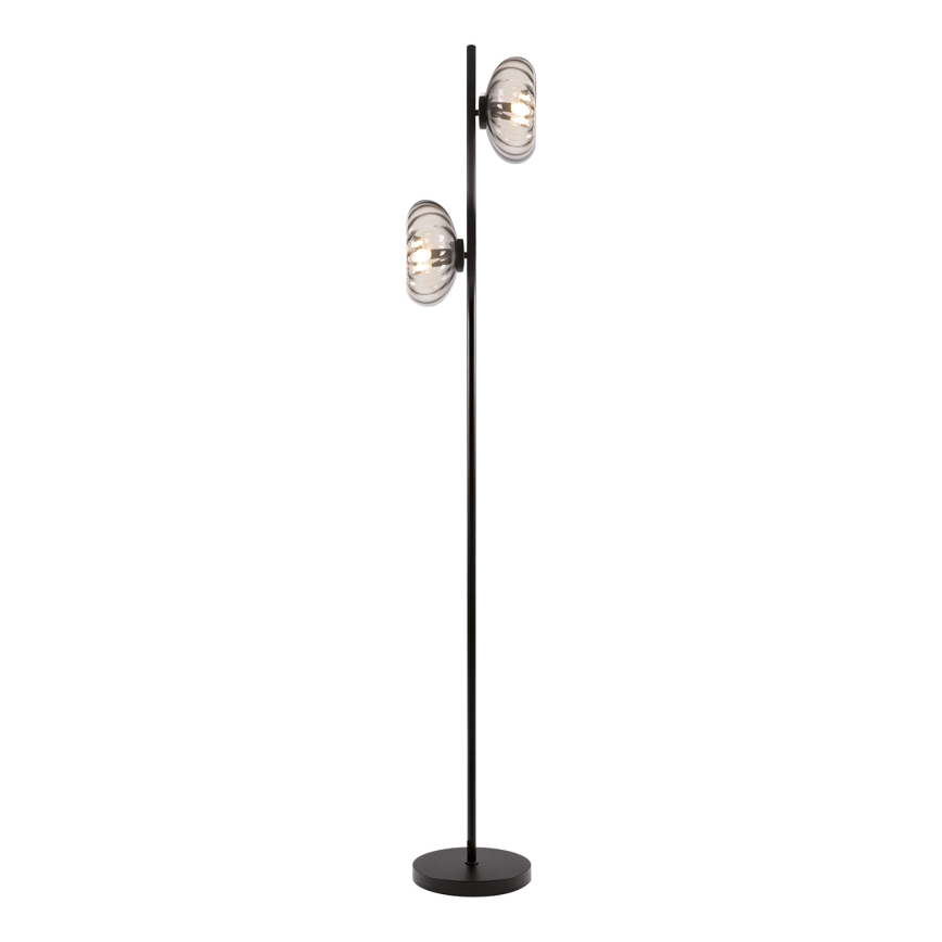 Osram - Lampadaire DECOR SMOKE 2xE14/12W/230V noir/gris fumé
