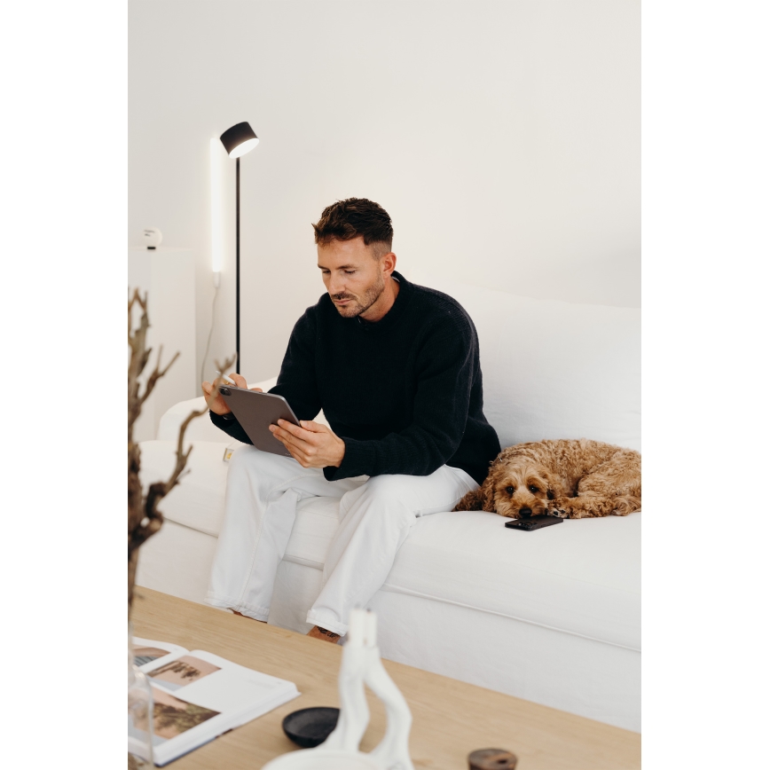 Osram - Lampadaire LED tactile dimmable DECOR KYOTO LED/12W/230V CRI 90 noir