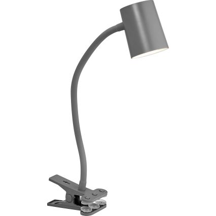 Osram - Lampe de bureau à pince DESK LINE 1xGU10/9W/230V gris