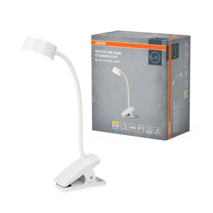 Osram - Lampe de bureau LED dimmable à pince OFFICE LINE LED/4,8W/230V 3000/4000/6500K blanche