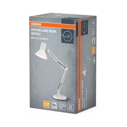 Osram - Lampe de bureau LED dimmable OFFICE LINE LED/9W/230V 3000K blanche