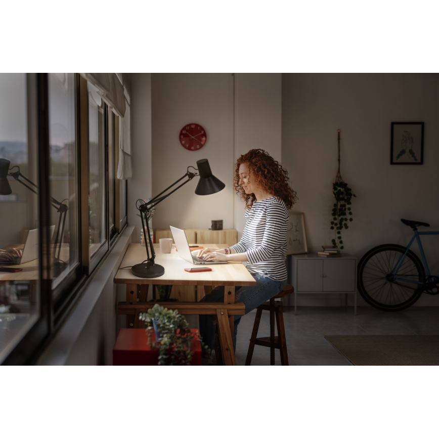 Osram - Lampe de bureau LED dimmable OFFICE LINE LED/9W/230V 3000K noire