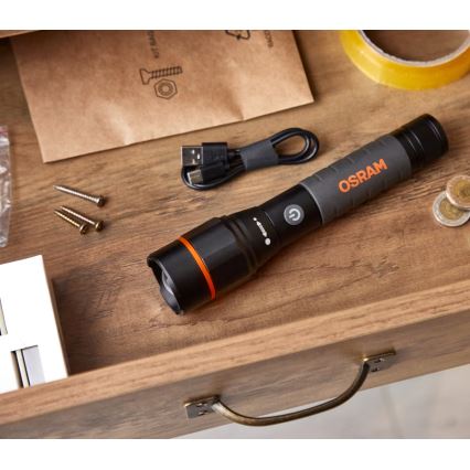 Osram - Lampe torche LED rechargeable à intensité variable LEDINSPECT PRO TORCH 1200 LED/13W/3,6V 4000 mAh IP44