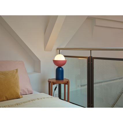 Osram - Lampe de table DECOR BOWL 1xE14/25W/230V bleue/rose