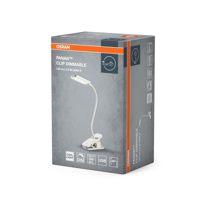 Osram - Lampe de table tactile LED dimmable PANAN LED/5,2W/5V 1200 mAh