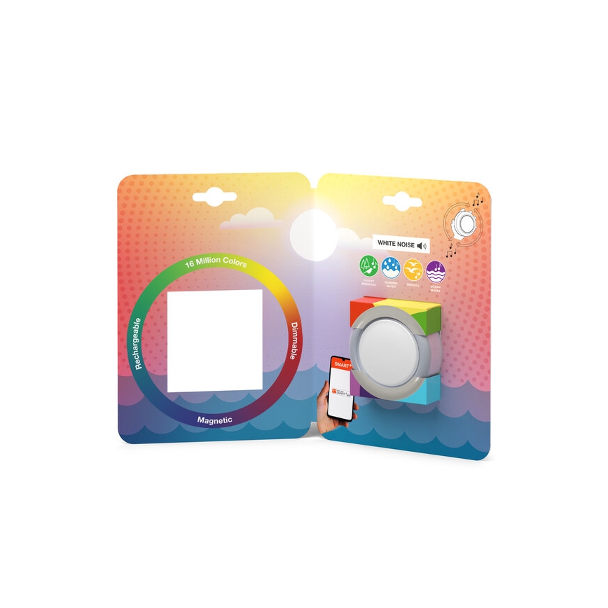 Osram - Lampe d'orientation tactile dimmable SMART+ DOT-IT LED RGBW 0,5W/3,7V 300 mAh