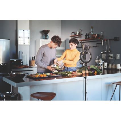 Osram - Lampe LED dimmable avec trépied et support pour vlogging LED/6W/USB 210 mAh