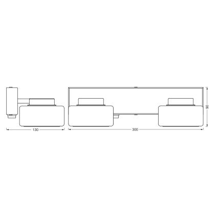 Osram - LED wandlamp voor badkamer ORBIS FLAME 2xLED/5,5W/230V 3000/4000K IP44 glanzend chroom