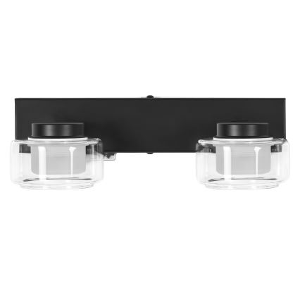 Osram - LED-wandarmatuur voor badkamer ORBIS FLAME 2xLED/5,5W/230V 3000/4000K IP44 zwart